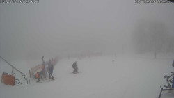 Spodní část sjezdovky