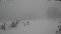 Spodní část sjezdovky