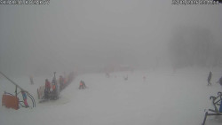 Spodní část sjezdovky