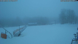 Spodní část sjezdovky