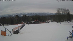 Spodní část sjezdovky