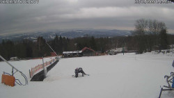 Spodní část sjezdovky