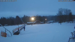 Spodní část sjezdovky