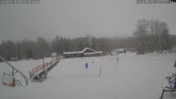 Spodní část sjezdovky