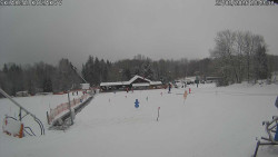 Spodní část sjezdovky