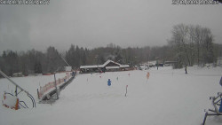 Spodní část sjezdovky