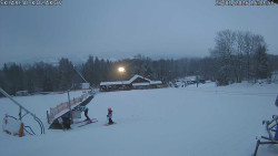 Spodní část sjezdovky