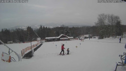 Spodní část sjezdovky