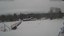 Spodní část sjezdovky