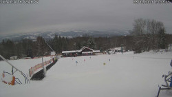 Spodní část sjezdovky