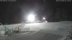 Spodní část sjezdovky