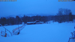 Spodní část sjezdovky