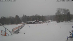 Spodní část sjezdovky