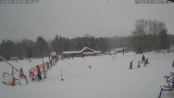 Spodní část sjezdovky