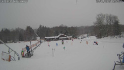 Spodní část sjezdovky