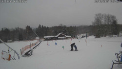 Spodní část sjezdovky