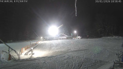 Spodní část sjezdovky