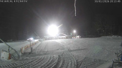 Spodní část sjezdovky