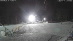 Spodní část sjezdovky