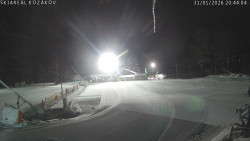 Spodní část sjezdovky