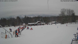 Spodní část sjezdovky