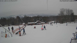 Spodní část sjezdovky