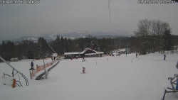 Spodní část sjezdovky