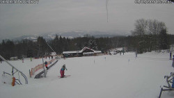 Spodní část sjezdovky