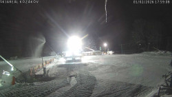 Spodní část sjezdovky