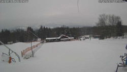 Spodní část sjezdovky