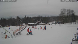 Spodní část sjezdovky