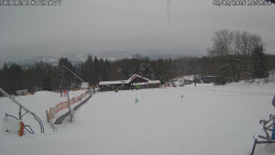 Spodní část sjezdovky