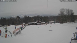 Spodní část sjezdovky