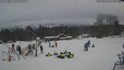 Spodní část sjezdovky