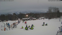 Spodní část sjezdovky