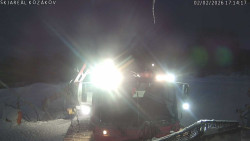 Spodní část sjezdovky