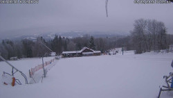 Spodní část sjezdovky