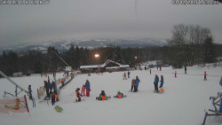 Spodní část sjezdovky