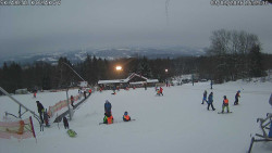 Spodní část sjezdovky