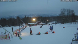 Spodní část sjezdovky