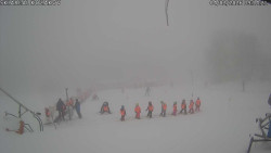 Spodní část sjezdovky