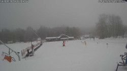 Spodní část sjezdovky