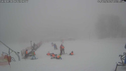 Spodní část sjezdovky