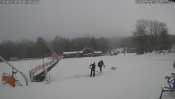 Spodní část sjezdovky