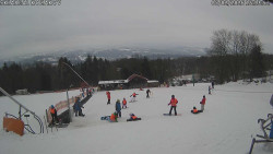 Spodní část sjezdovky