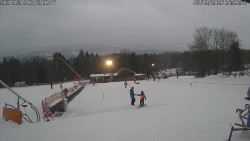 Spodní část sjezdovky