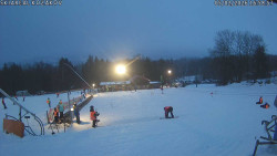 Spodní část sjezdovky