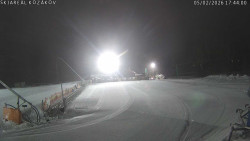 Spodní část sjezdovky