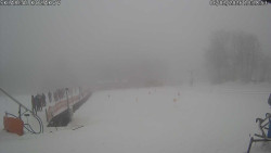 Spodní část sjezdovky