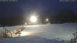 Spodní část sjezdovky